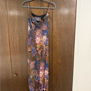 Anthropologie Elyse slip dress (midi)